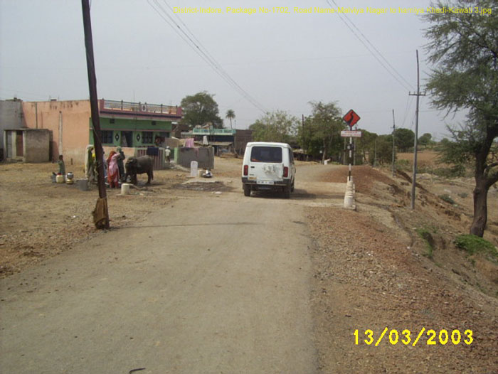 District-Indore, Package No-1702, Road Name-Malviya Nagar to harniya Khedi-Kawati 3